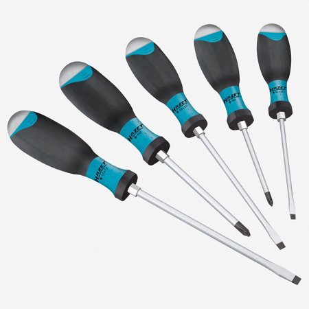 UPC: 4000896179572 | Hazet 810U-1/5 Screwdriver Set with Striking Caps – Phillips and Slotted  5 Pieces