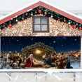 thumbnail image 6 of Easter Nativity Garage Door Cover 7 x 16 FT Christmas Garage Door Banner Decoration Nativity Religious Backdrop for Xmas Outdoor Party Supplies #A2, 6 of 6