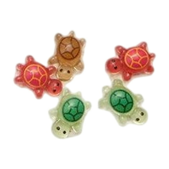 Cartoon Mini Tortuga Nail Art Colorida Turte 5 piezas