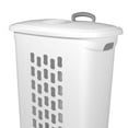 thumbnail image 3 of Sterilite 12228003 Wheeled Hamper with Handles and Wheels, White, 3 of 3
