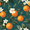 Retro Floral Orange, variant on Yayeee 6 PCS Drink Coasters with Holder Set Woven Absorbent Round Tabletop Hot Pad, Retro Floral Orange