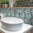 thumbnail image 3 of Wall Sticker Set for DIY Home 10-Piece Peel and Stick Ceramic Tile Paste 3D Lattice Design for Self- Wall and Interiors 10PCS, 3 of 7