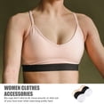thumbnail image 3 of 3 Pcs Bra Inserts Breathable Silk Bra Inserts Exercising Bra Pads for Women, 3 of 8