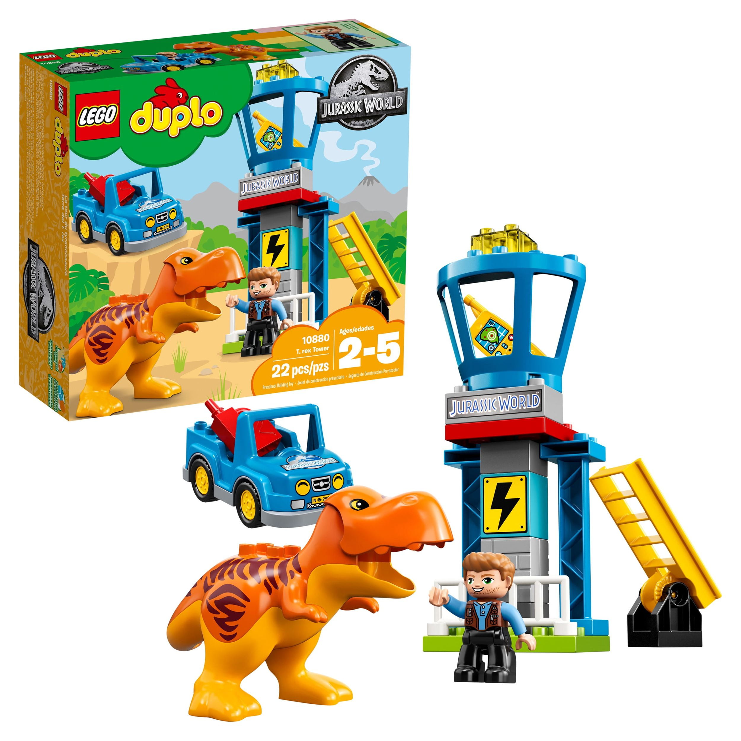 LEGO DUPLO Jurassic World Gentle Giants Petting Zoo 10879 Walmart