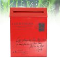 thumbnail image 3 of Post Box Mailbox Home Wall Decoration Ornament Creative Photo Prop(Red), 3 of 9