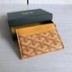 thumbnail image 1 of AAA + Top Goya goyard Dog Teeth Counter Fabric And Calfskin Ultra-Thin Style One Tarjetero 11 * 7.5, 1 of 4