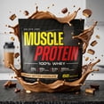 thumbnail image 2 of COLOSSAL LABS Muscle Whey Protein Flavored Protein Powder, 25,000mg Amino Acids/Serving, Cold Filtered(Packaging May Vary) (20 Pound (Pack of 4), Peanut Butter), 2 of 8