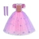 thumbnail image 5 of Vestido de princesa Rapunzel para niñas, disfraz de Enredados, conjunto de ropa para fiesta de cumpleaños, carnaval y Halloween, 5 of 5