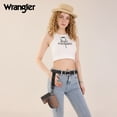 thumbnail image 4 of Wrangler KeyChain Wallet Wristlet Wallets for Women Dual Pouch Wristlet Rfid Blocking Credit Card Holder Wallet, Gradient-Brown, 4 of 9