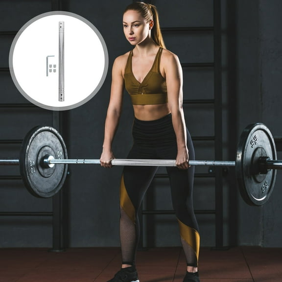 FOMIYES Barbell Connector Steel Tube for Fitness Equipment with Ultra Precision Thread Design