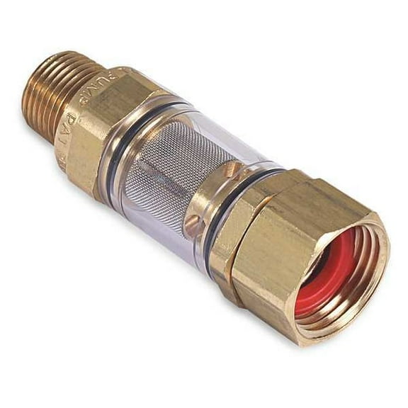 Mi-T-M Filter Inlet Valve, 1/2 x 3/4 in Connection, Male x Female 19-0206