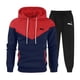 thumbnail image 3 of Sudadera con capucha con estampado para hombre, conjunto de ropa deportiva para exteriores, moda urbana sencilla, Top a juego de dos colores, otoño e invierno, novedad, 3 of 4