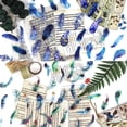 thumbnail image 3 of YOKSAS Transparent Self-Adhesive Vintage Feather Stickers, 240 Count, 3 of 7
