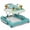 Aqua Vines, variant on Little Folks 4-in-1 Discover & Play Musical Walker by Delta Children, Blue/Green - Unisex
