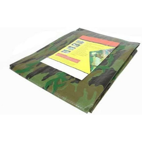 Tarps Tear Resistant Camo Tarp Cover (18' x 24')