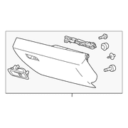 Genuine OE Ford Glove Box Assembly - AA5Z-54060T10-AB Fits select: 2009-2012 LINCOLN MKS