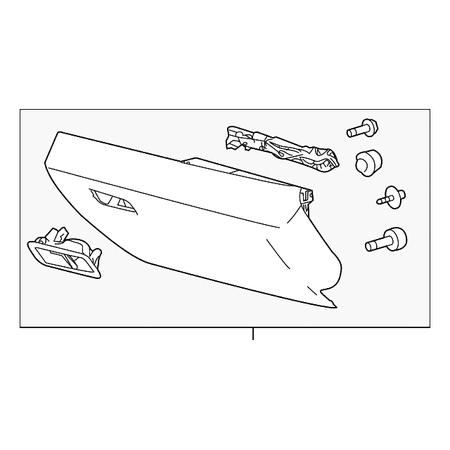 Genuine OE Ford Glove Box Assembly - AA5Z-54060T10-AB Fits select: 2009-2012 LINCOLN MKS