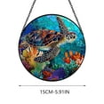 thumbnail image 3 of Adorno colgante de animal acrílico de 15 cm | Decoración colgante plana transparente | Resistente a caídas y amarilleamiento | Impresión HD a doble cara | Ideal como regalo para decorar paredes,, 3 of 5
