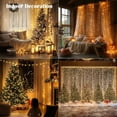 thumbnail image 6 of TT-Fairy Lights Plug in,66FT 200LEDs Waterproof Led String Lights,8 Modes Remote Twinkle Light for Outdoor Indoor Christmas Wedding Birthday Garden Party Decorations,Silver Wire,Warm White, 6 of 7