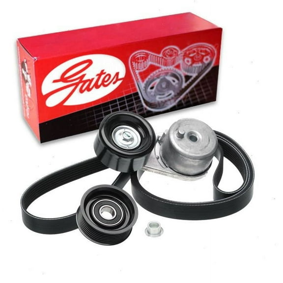 Gates Complete Serpentine Belt Drive Component Kit compatible with Nissan Frontier 4.0L V6 2005-2018