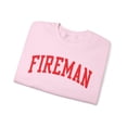 thumbnail image 3 of Fireman Sweatshirt Gifts Crew Neck Shirt Long Sleeve Unisex, 3 of 5