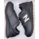 thumbnail image 2 of New Balance Mens 574 Leather Black Gum Metal ML574LEB Size 10 D NWOB Lifestyle, 2 of 6