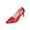 Red, variant on Xdegoge High Heels for Women Closed Toe Pointed Pumps Metallic Rivet Studded Stiletto Heels Elegant Slip On Dressy Party Wedding Shoes