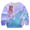 thumbnail image 1 of Sudaderas de Disney Frozen 2 Elsa para niñas, abrigo de algodón Anna, jerséis de manga larga, Tops para bebés, ropa de primavera y otoño para niños, 10T Gao Jinjia LED, 1 of 2