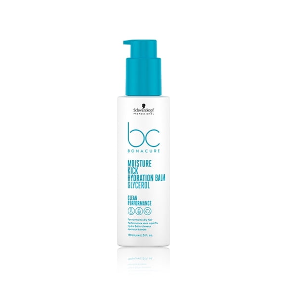 BONACURE - Moisture Kick Bálsamo Hidratante para Cabello Glicerol 150 ml, sin Aclarado, para Cabello Normal a Seco, Acondiciona Ligeramente el Cabello, Retiene Hidratación, Mejor