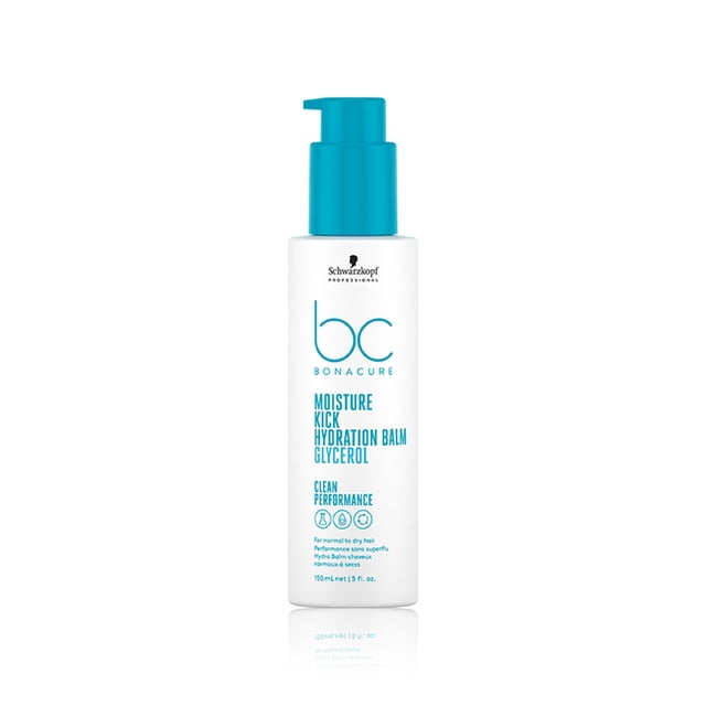 BONACURE - Moisture Kick Bálsamo Hidratante para Cabello Glicerol 150 ml, sin Aclarado, para Cabello Normal a Seco, Acondiciona Ligeramente el Cabello, Retiene Hidratación, Mejor