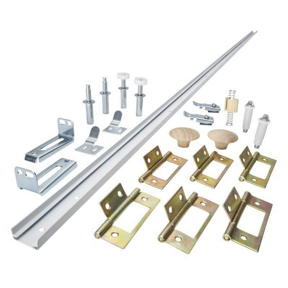 Ace Steel Bi-Fold Door Track and Hardware Kit 1 pc