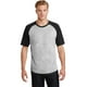 thumbnail image 1 of Camiseta Sport-Tek® de mangas cortas con bloques de colores y manga raglán. T201 deporte-tek T201, 1 of 1