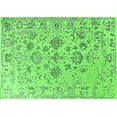 thumbnail image 1 of Ahgly Company Indoor Rectangle Oriental Green Industrial Area Rugs, 7' x 9', 1 of 4