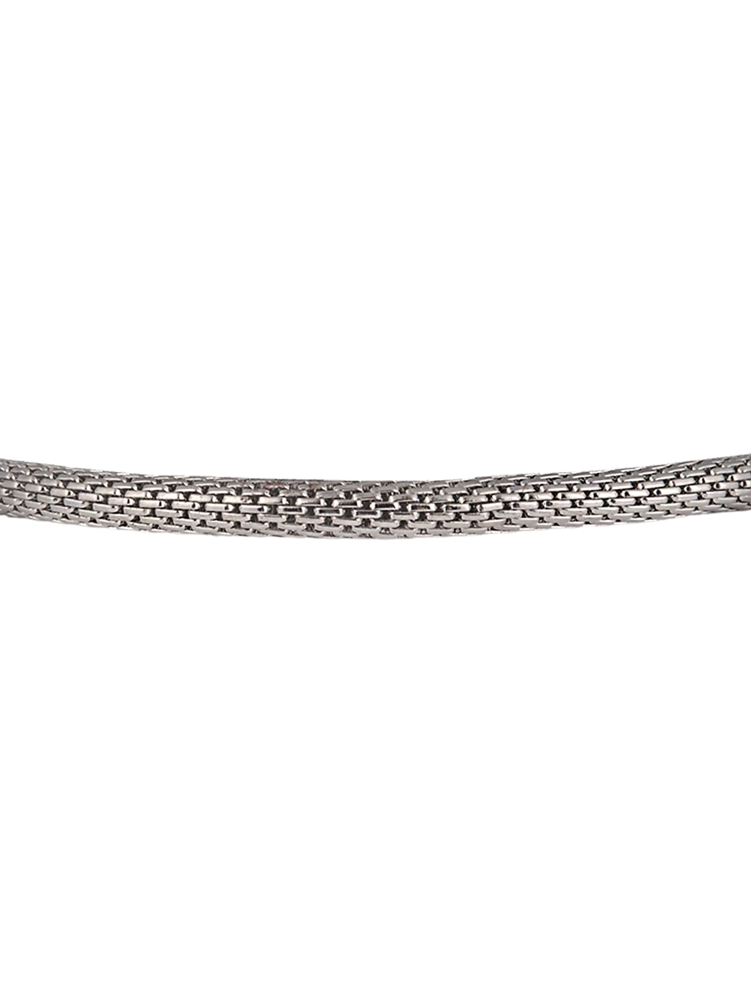 Time and Tru Silvertone Chain with Topaz Birthstone "November" Bracelet