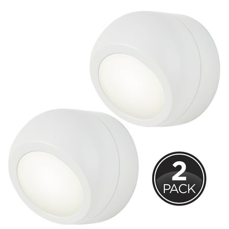 GE Automatic LED Night Light, 360-Degree Rotation, 2-Pack, 31533