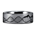 thumbnail image 2 of Silver Tungsten Biker for Life Ring, 2 of 3