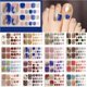thumbnail image 5 of Vogacara 1X Toe Nail Stickers Removable Girl Manicure Paper Home Patch Art Nails Hand Cover Decals Full Adhesive Polish Juegos de manicura No.6, 5 of 6