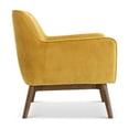 thumbnail image 5 of Pemberly Row Mid-Century Tight Back Velvet Upholstered Armchair in gold, 5 of 8
