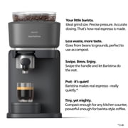 Philips Baristina Automatic Espresso Machine, Black