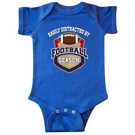 

Inktastic Easily Distracted By Football Season Gift Baby Boy or Baby Girl Bodysuit