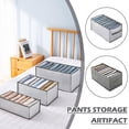 thumbnail image 5 of SharkTRUE Wardrobe Clothes Organizer, Foldable Closet Clothing Organizer with Handles, Divided Clothes Drawer, Closet Shelf Organizer Boxes, for Jean Sweater Shirt Pants Underwear Bra, 5 of 9