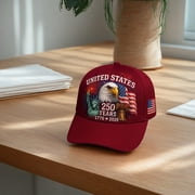 U.S. 250th Anniversary Commemorative Hat, Adjustable Retro Baseball Cap, Collector’s Limited Edition, Celebrate America’s 1776–2026 Independence Souvenir