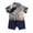 Grey, variant on Boy Clothes Baby Outfits Shirts Sets Kids Spring Summer Cotton Rolled Print Short Sleeve Training 3 6 12 18 24 Months 3T Vest Tank Tops Shorts Toddler Boys Casual Outfit 2 Piece