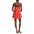 thumbnail image 2 of Velvet by Graham & Spencer womens  Suzie Silk-Blend Mini Dress, l, Red, 2 of 3