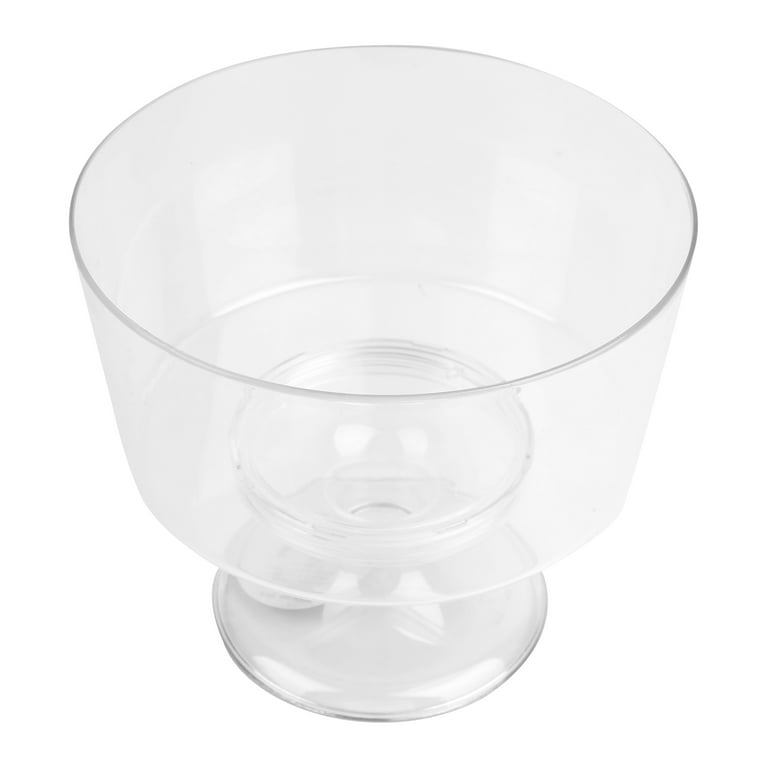 100x Thin Clear Plastic Boxes Containers Lightweight Use For Bakes Cake  Salad