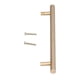 thumbnail image 2 of Tirador de cajón, manija de puerta Manija de puerta de gabinete de hardware de muebles sólidos de latón optimizada para la excelencia, 2 of 14