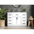thumbnail image 2 of Elegant Kitchen and Bath Alden 48 inch Single Bathroom Vanity in White, 2 of 10