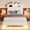 White, variant on Honfach Full Size Bed Frame with 2-Tier Storage Velvet Fabric Upholstered Headboard, Wooden Platform Bed Frame w/Charging Station & LED Lights,Walnut