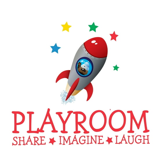 Desgin with Vinyl -Rocket Star Space Decal for Boys Room Wall Decor-Self Adhesive -Easy to Apply and Removeable-Size : 30" x 27".