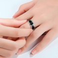 thumbnail image 3 of Intelligent temperature ring stainless steel ring titanium steel bottle opener ring, 3 of 3